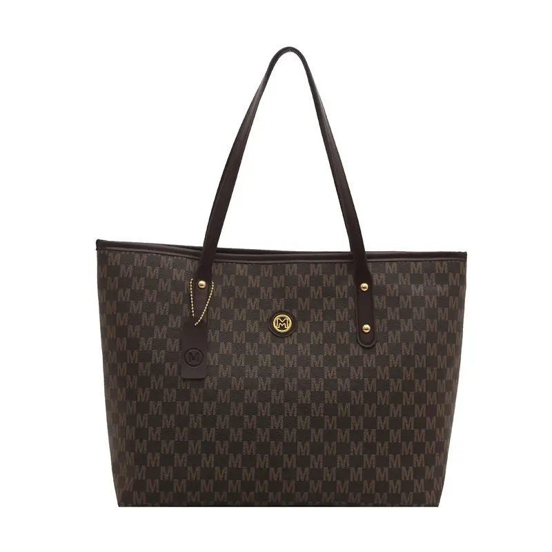 Women Checkered Shoulder Bag Large Capacity Commuter All-match - Image 3