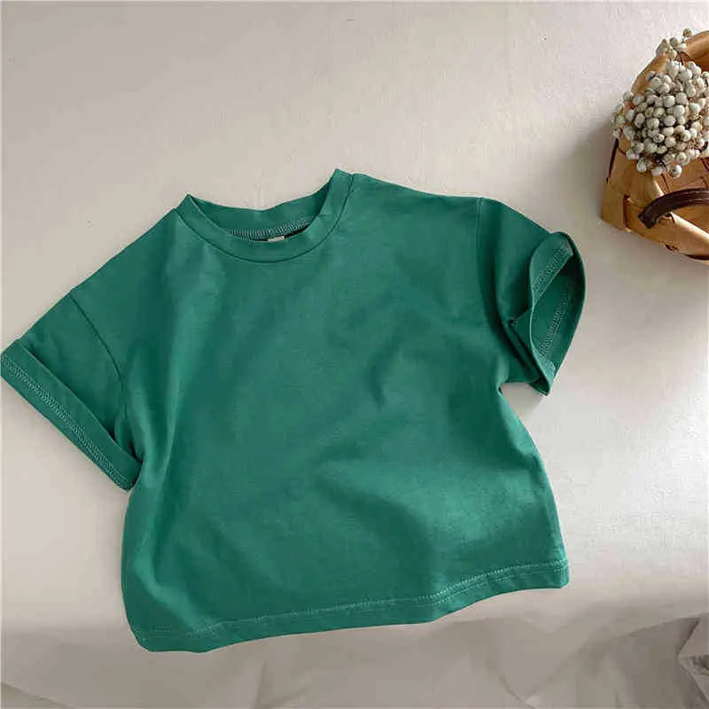 Summer Cotton T-Shirt for Boys Girls Loose Fit — feature 5