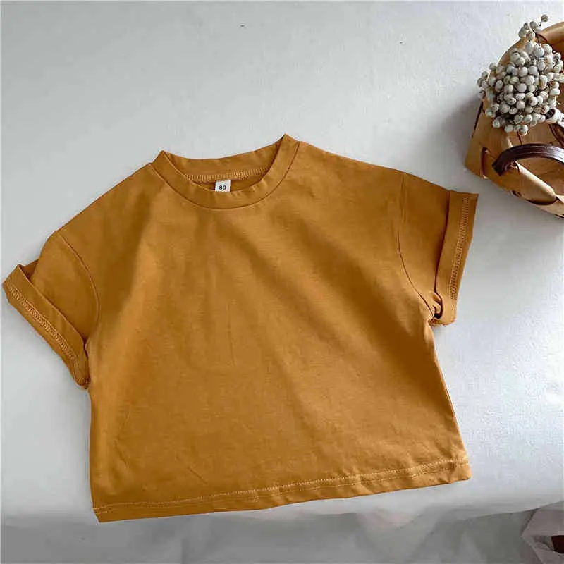 Summer Cotton T-Shirt for Boys Girls Loose Fit — feature 7