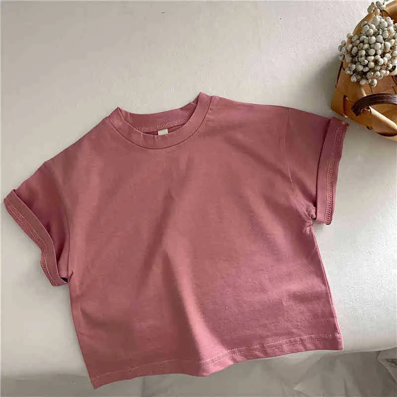 Summer Cotton T-Shirt for Boys Girls Loose Fit - Image 4