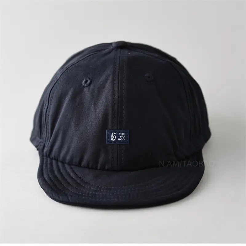 Men's Brown Patchy Baseball Cap with Drawstring - Image 4