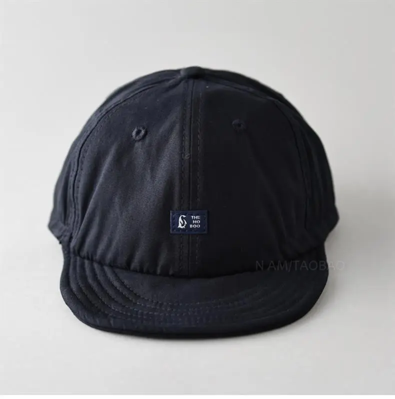 Men's Brown Patchy Baseball Cap with Drawstring — feature 2