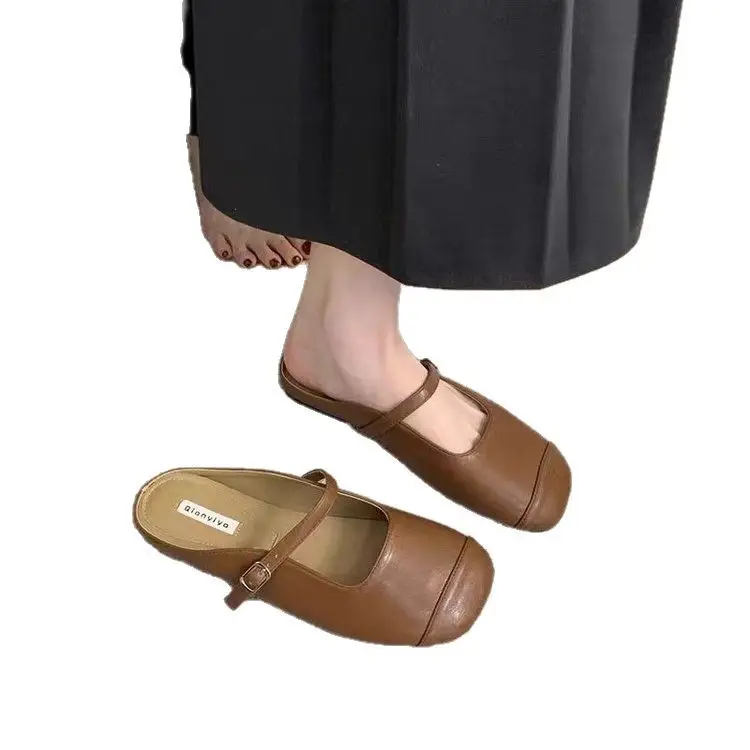 Women's Korean Style Half Slippers 2025 New - Image 8