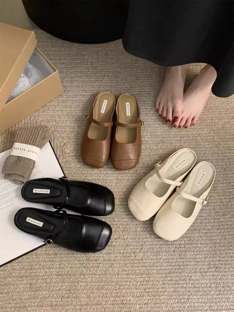 Women's Korean Style Half Slippers 2025 New — feature 13