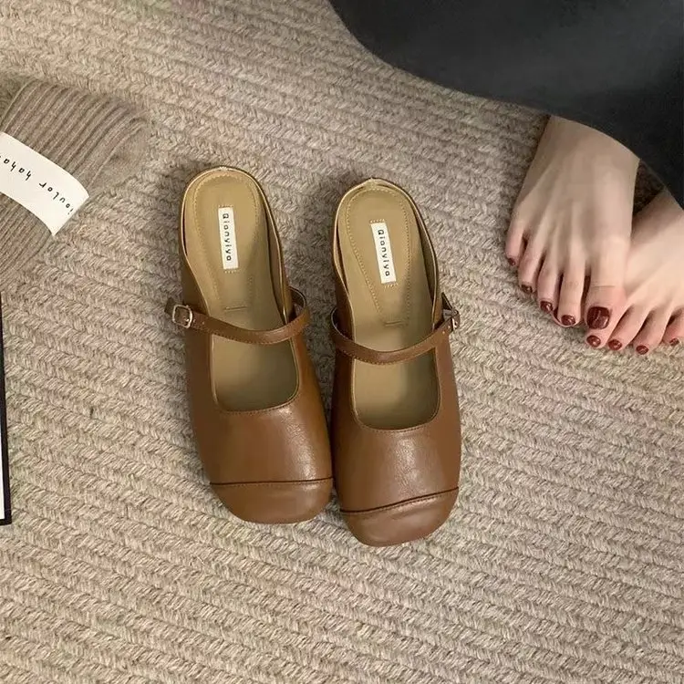 Women's Korean Style Half Slippers 2025 New — feature 8