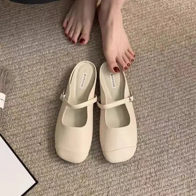 Women's Korean Style Half Slippers 2025 New - Image 2