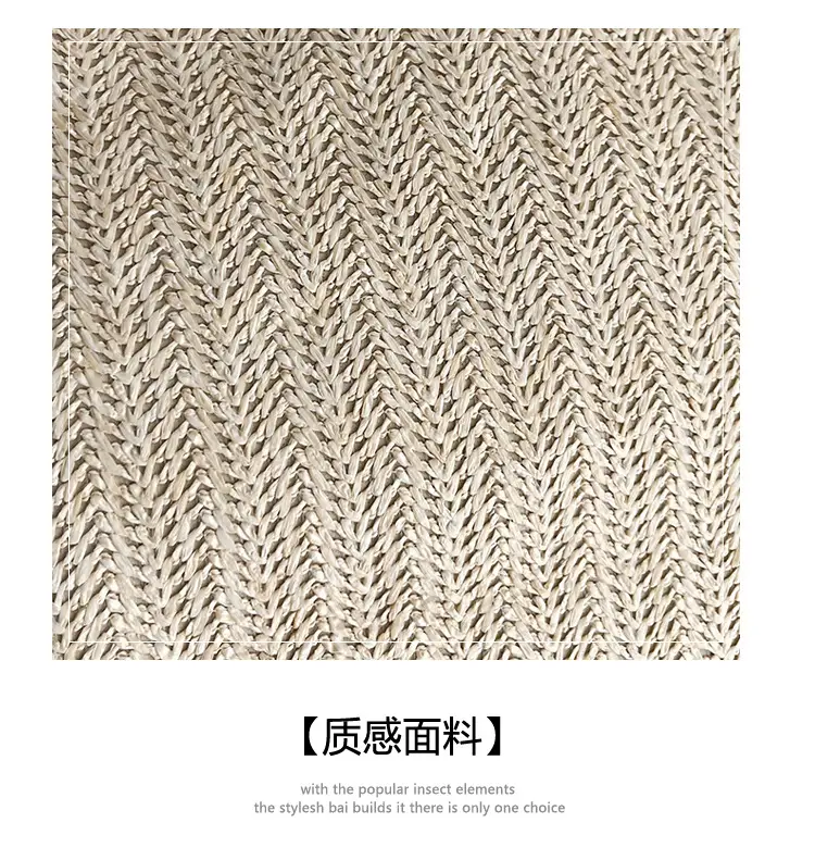 Women's Straw Rope Handle Casual Bag Large Capacity — feature 9