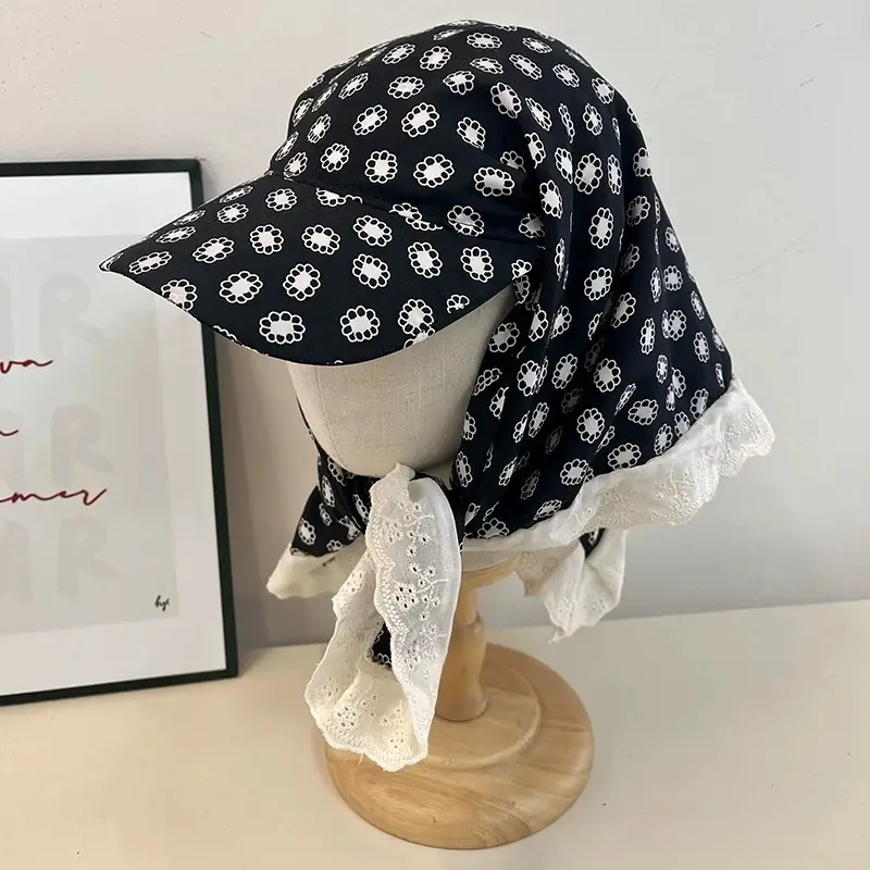 Red Checkered Strap Cap for Girls Boys Summer Sun Hat — feature 7