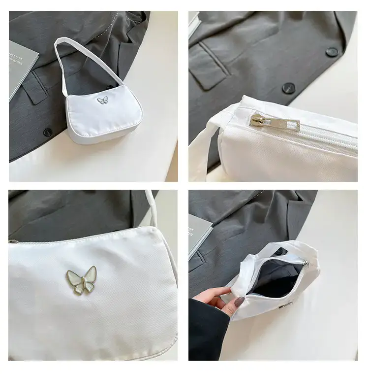 White Butterfly Shoulder Bag for Women — feature 13