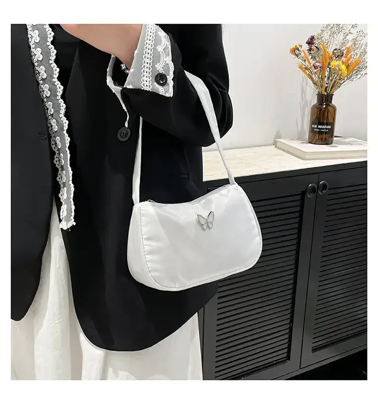 White Butterfly Shoulder Bag for Women — feature 24