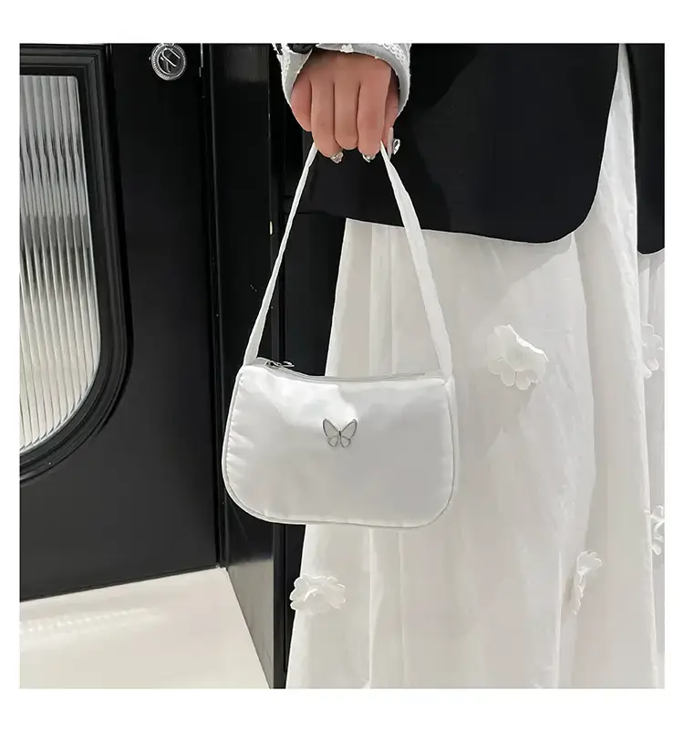 White Butterfly Shoulder Bag for Women — feature 28
