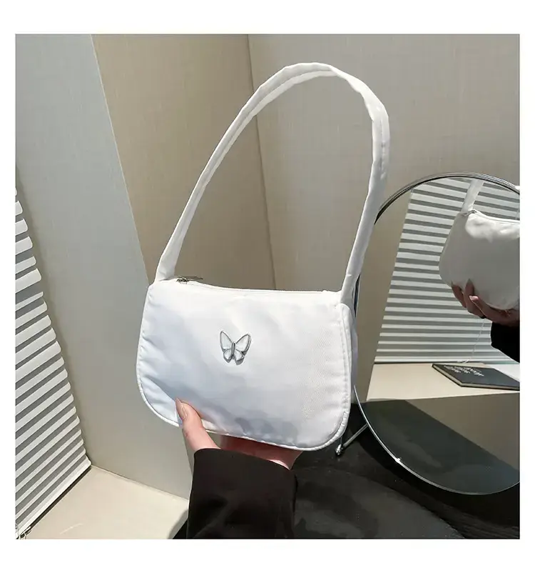 White Butterfly Shoulder Bag for Women — feature 40