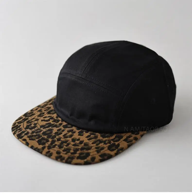 Retro Leopard Cap Maroon Baseball Men Women Casual — feature 1