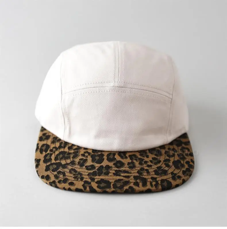 Retro Leopard Cap Maroon Baseball Men Women Casual — feature 5