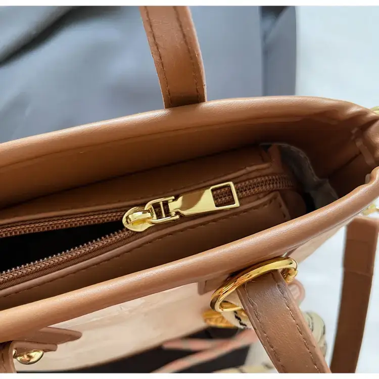 Pink Embossed Korean Style Handbag for Women — feature 30