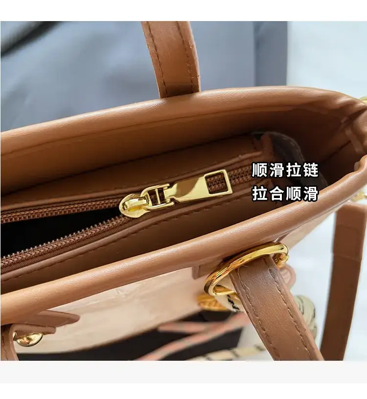 Pink Embossed Korean Style Handbag for Women — feature 5