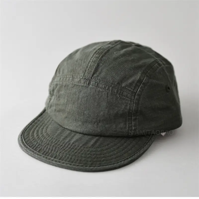 Men's Blue Denim Baseball Cap with Short Bristle - Image 8