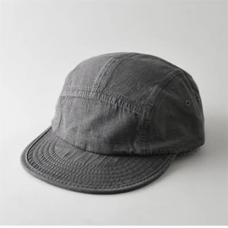 Men's Blue Denim Baseball Cap with Short Bristle - Image 10
