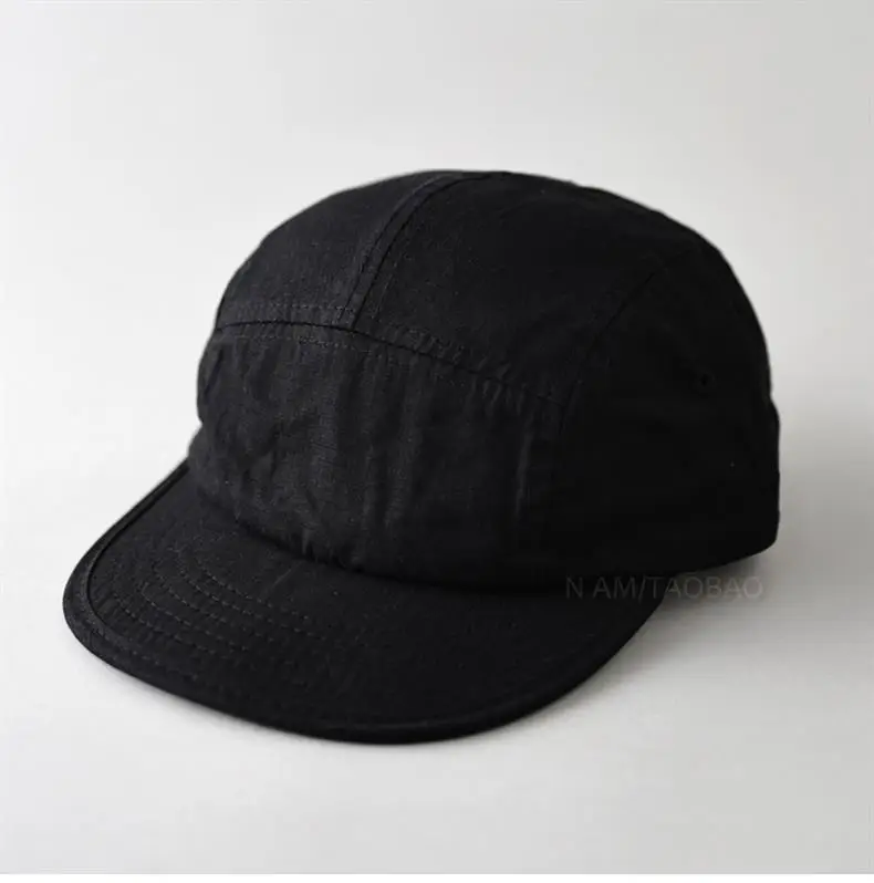 Men's Blue Denim Baseball Cap with Short Bristle — feature 4