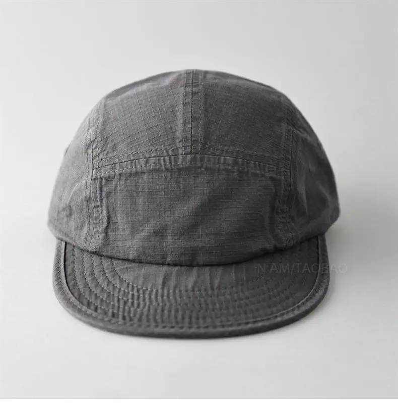 Men's Blue Denim Baseball Cap with Short Bristle — feature 6