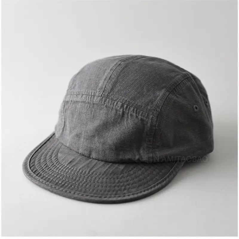 Men's Blue Denim Baseball Cap with Short Bristle - Image 2