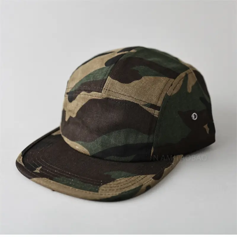 Men's Camouflage Flat Cap Sunshade Duck Tongue Hat