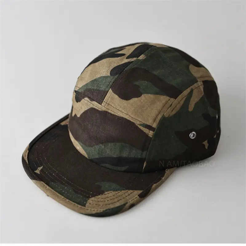 Men's Camouflage Flat Cap Sunshade Duck Tongue Hat