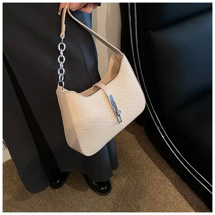 Women's Crossbody Bag Beige Chain Strap 2025 — feature 42