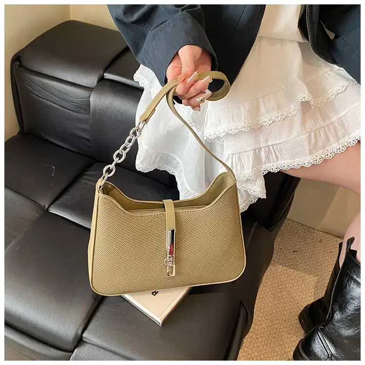 Women's Crossbody Bag Beige Chain Strap 2025 — feature 48