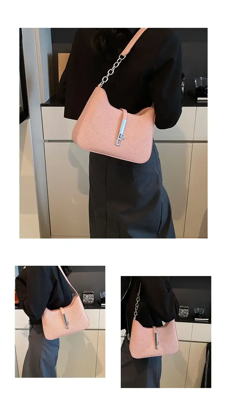 Women's Crossbody Bag Beige Chain Strap 2025 — feature 6