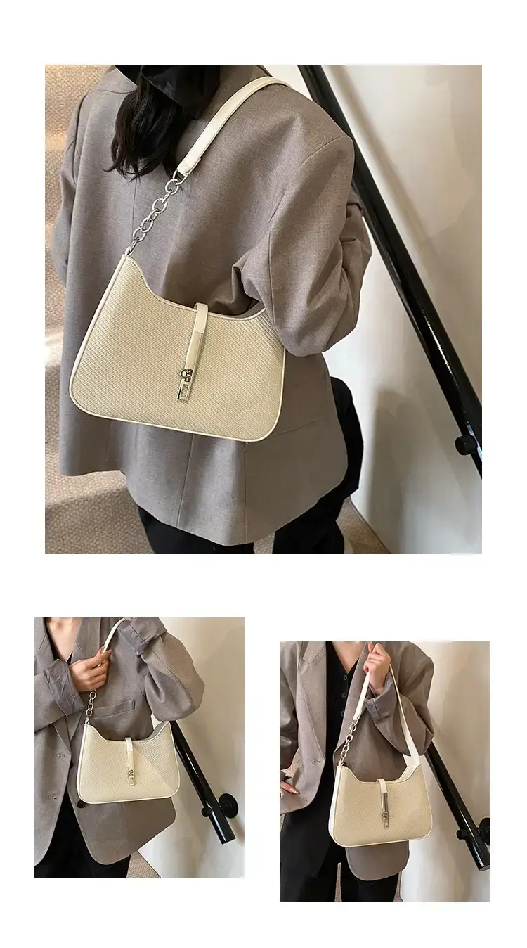 Women's Crossbody Bag Beige Chain Strap 2025 — feature 9