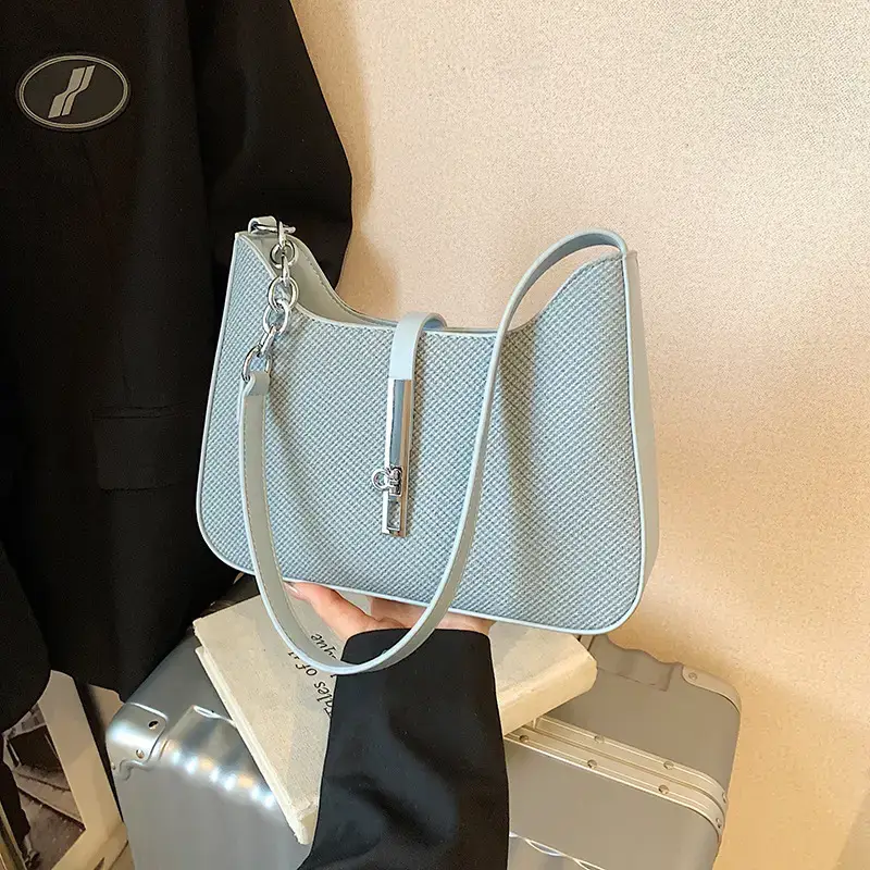 Women's Crossbody Bag Beige Chain Strap 2025 - Image 3