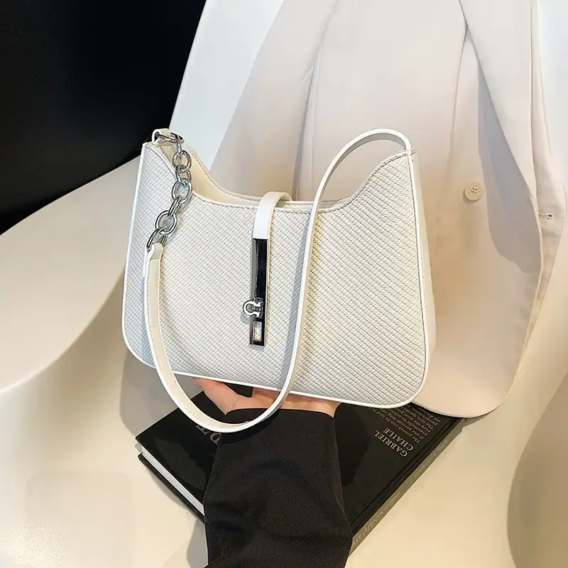 Women's Crossbody Bag Beige Chain Strap 2025 - Image 8