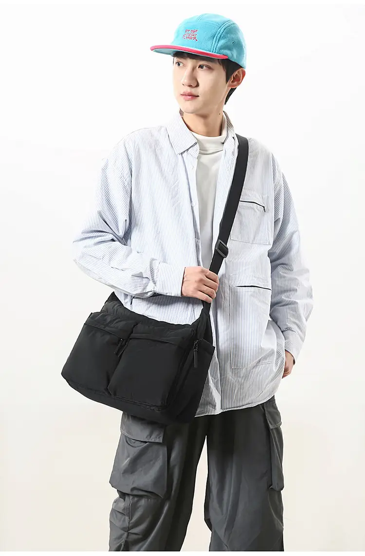 Waterproof Green Satchel Shoulder Bag for Men Women — feature 16