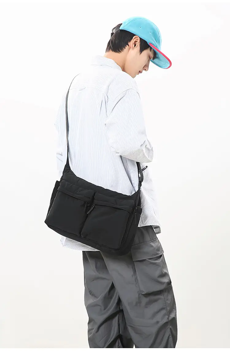 Waterproof Green Satchel Shoulder Bag for Men Women — feature 17