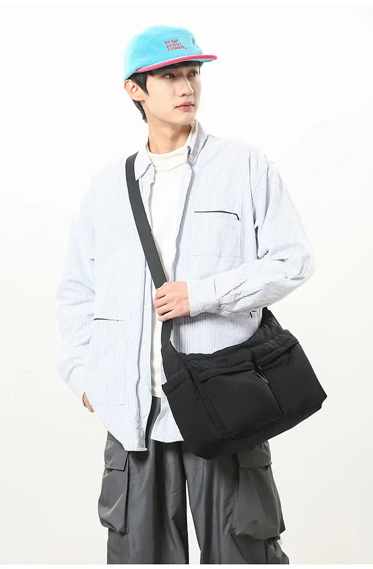 Waterproof Green Satchel Shoulder Bag for Men Women — feature 18