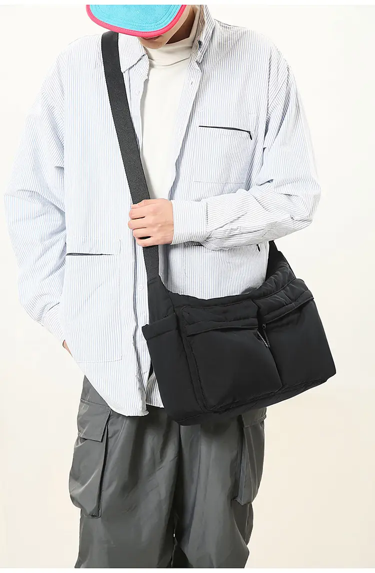 Waterproof Green Satchel Shoulder Bag for Men Women — feature 19