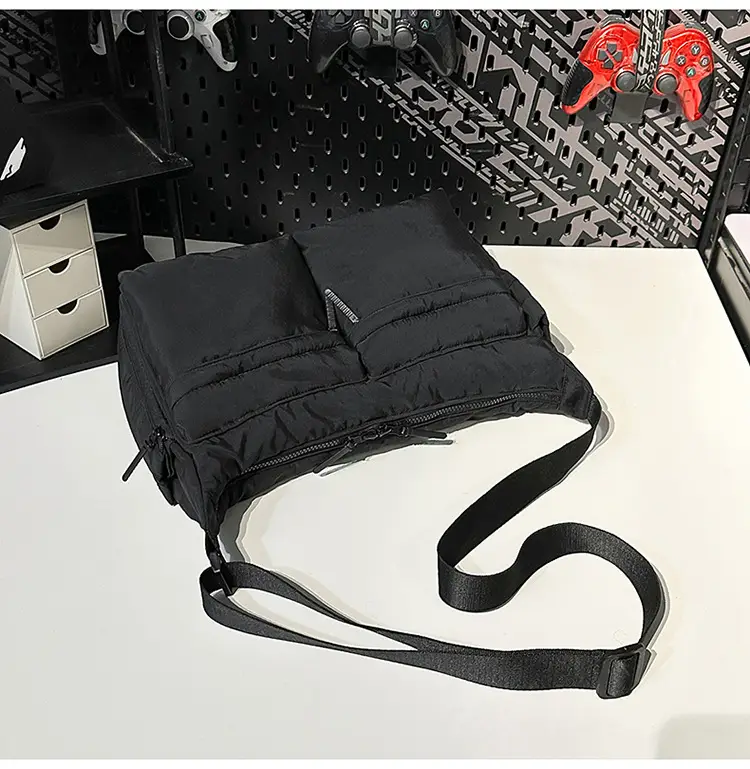Waterproof Green Satchel Shoulder Bag for Men Women — feature 24