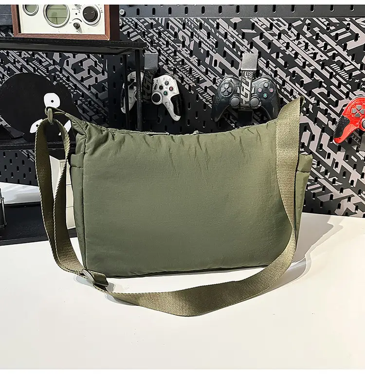 Waterproof Green Satchel Shoulder Bag for Men Women — feature 29