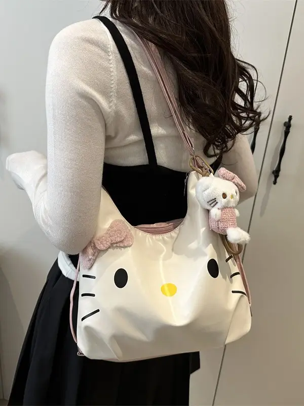 Cute Hello Kitty Cartoon Shoulder Bag for Women - Image 4