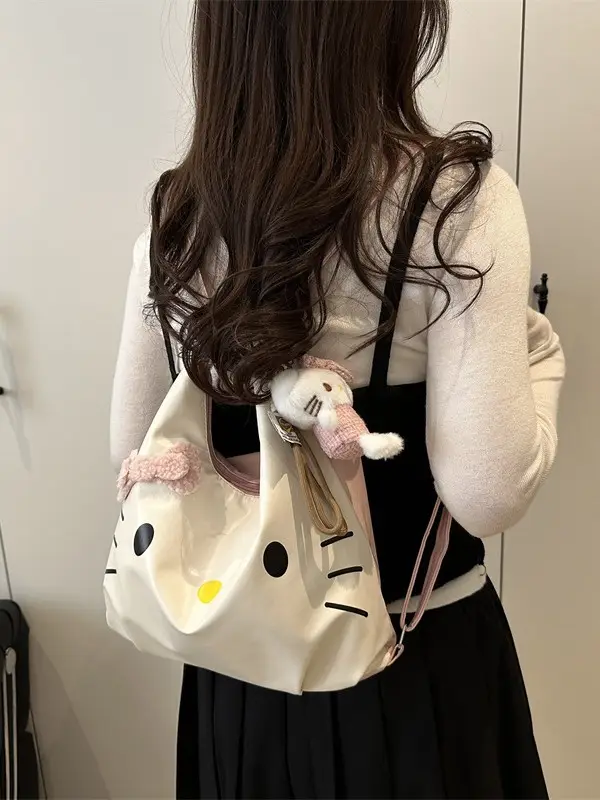 Cute Hello Kitty Cartoon Shoulder Bag for Women - Image 5
