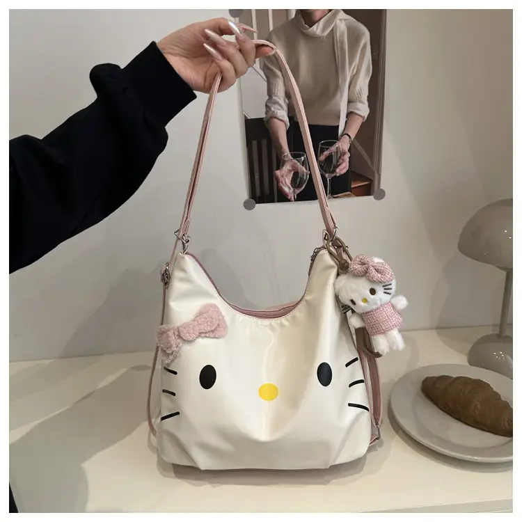 Cute Hello Kitty Cartoon Shoulder Bag for Women — feature 14