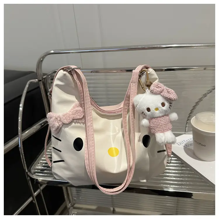 Cute Hello Kitty Cartoon Shoulder Bag for Women — feature 17