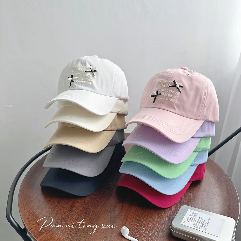 Women Sweet Pearl Baseball Cap with Patch - Image 12