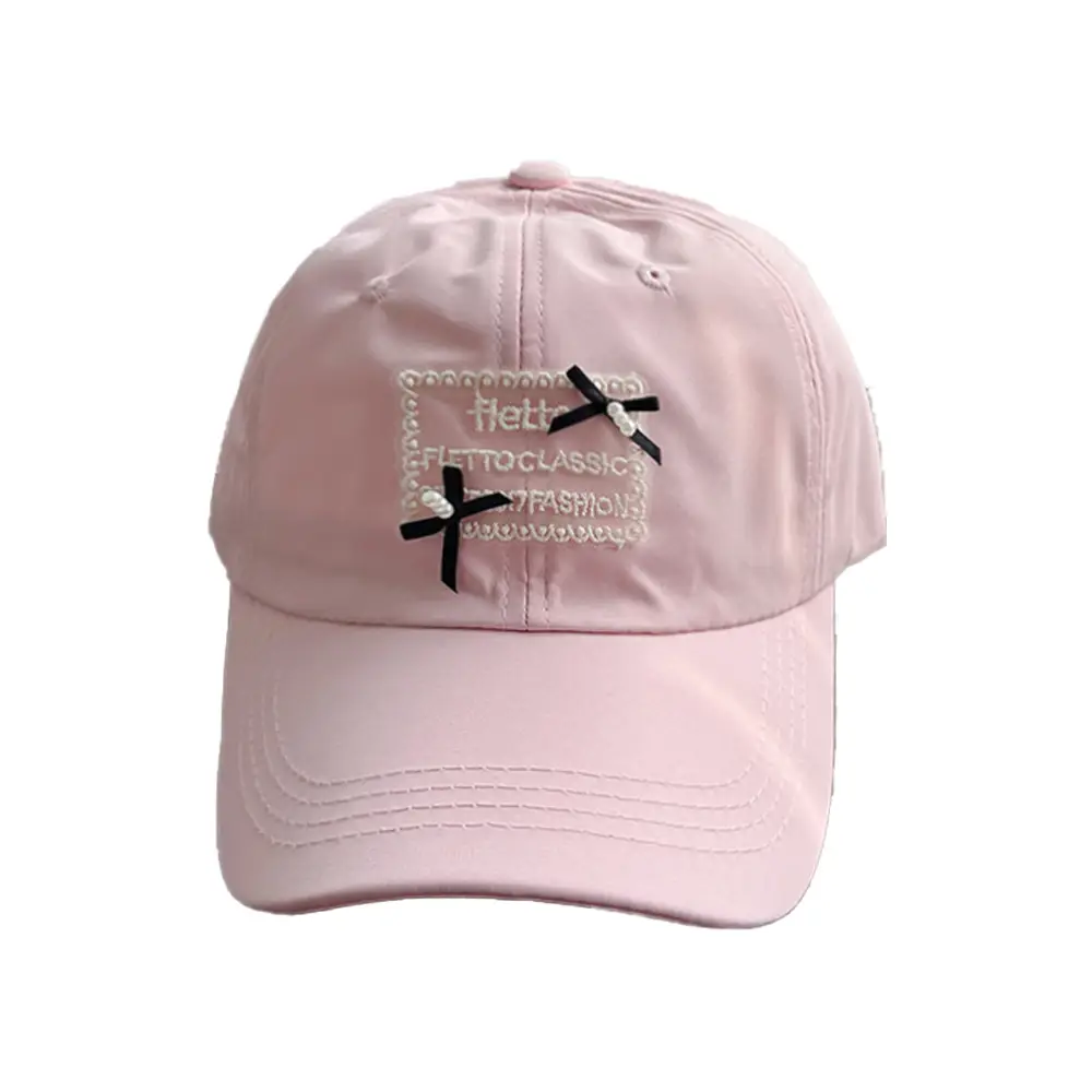 Women Sweet Pearl Baseball Cap with Patch - Image 15