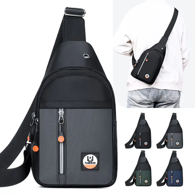 Men's Crossbody Bag Korean Style Multi-Pocket Travel Bag - Image 6