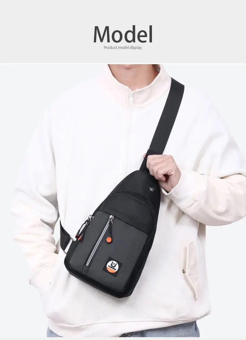 Men's Crossbody Bag Korean Style Multi-Pocket Travel Bag — feature 18