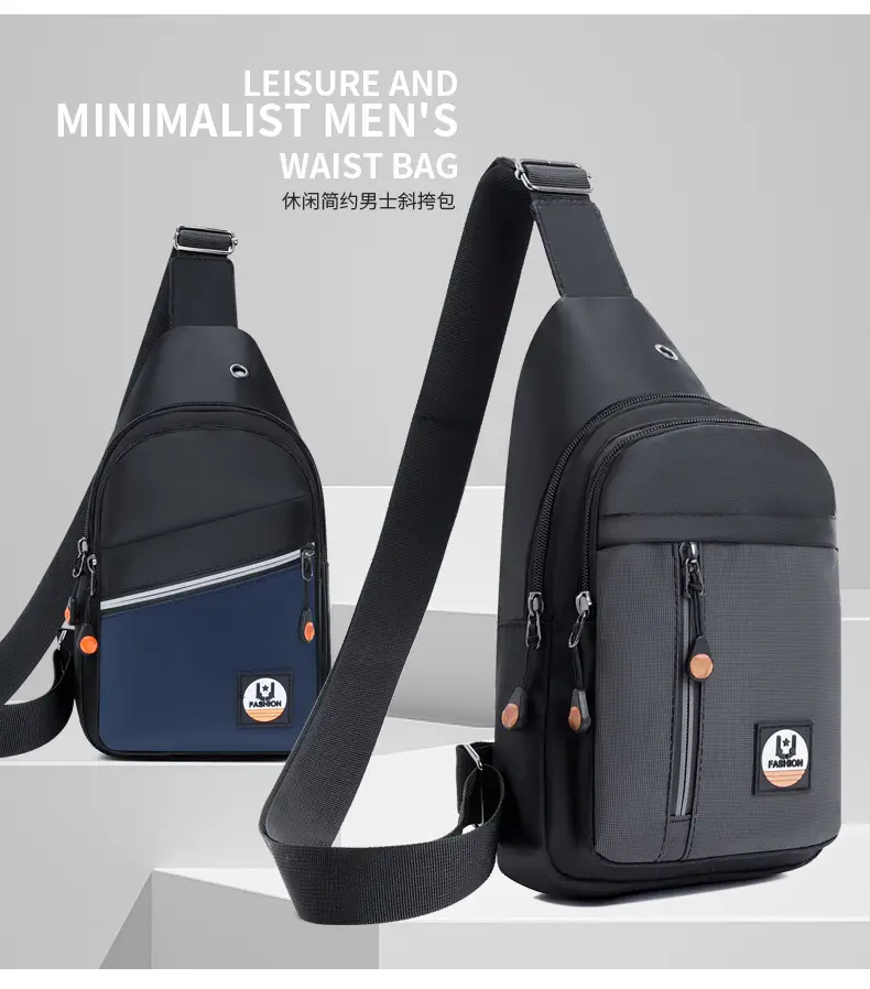 Men's Crossbody Bag Korean Style Multi-Pocket Travel Bag — feature 2