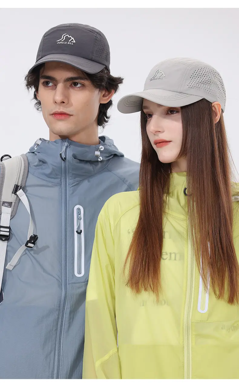 White Jungle Bill Baseball Cap Quick-Drying Breathable — feature 9