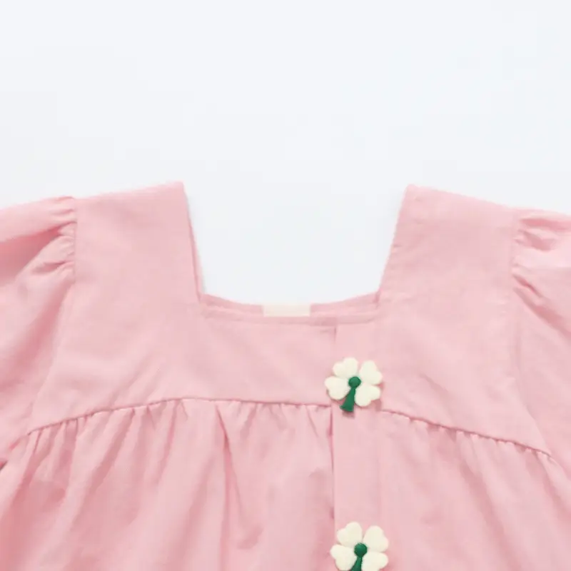 2025 Cotton Cartoon Kids Suit Green Pink Yellow 1-5Y — feature 8